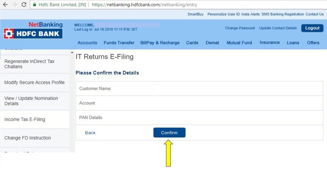 redirect your Income Tax E-Filing Website