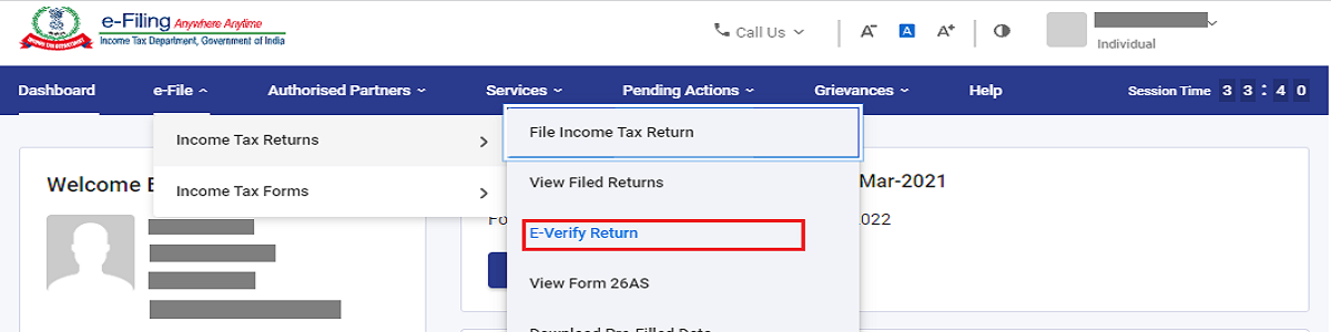 How to e-Verify Your Income Tax Return - TaxManager